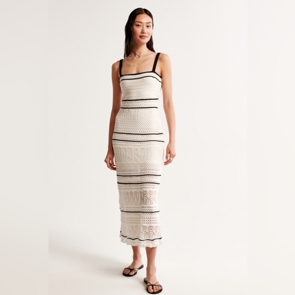 Crochet Style Maxi Dress